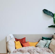 multi color pillow